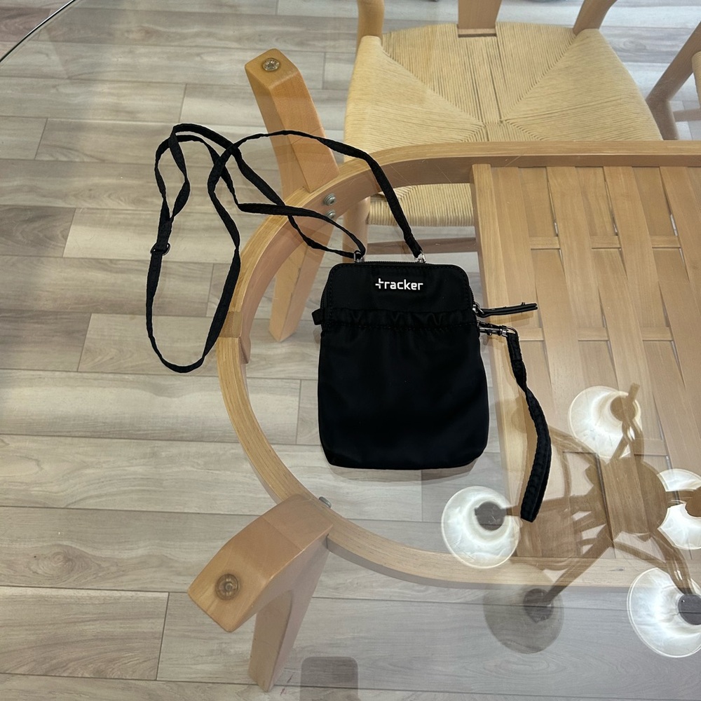 Tracker Black Crossbody Bag